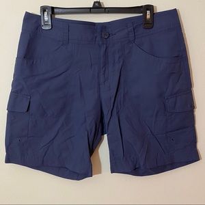 Columbia Omni-wick cargo shorts size 10 navy